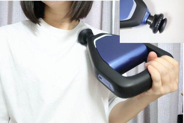 緩衝型ヘッド使用の様子