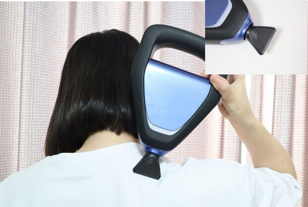 扇型ヘッド使用の様子