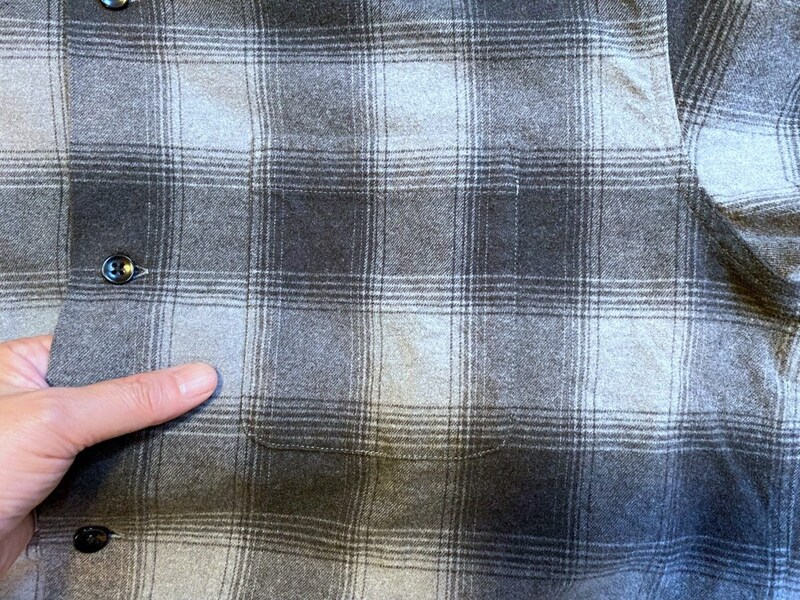 PENDLETON 別注 Cotton Shaggy Open Collar Shirt 