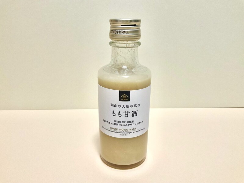 久世福商店、岡山の大地の恵み　もも甘酒　