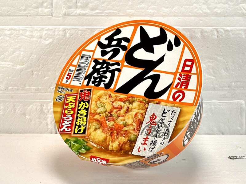 3.「日清のどん兵衛 かき揚げ天ぷらうどん」(日清食品)