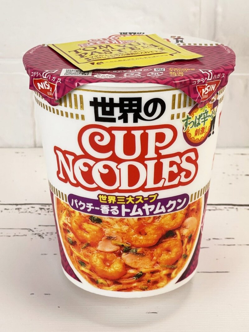 3.「カップヌードル パクチー香るトムヤンクン」