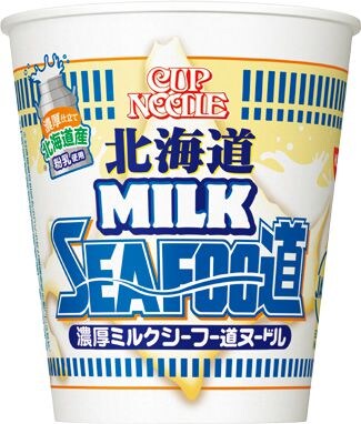 日清食品「カップヌードル 北海道濃厚ミルクシーフー道ヌードル」