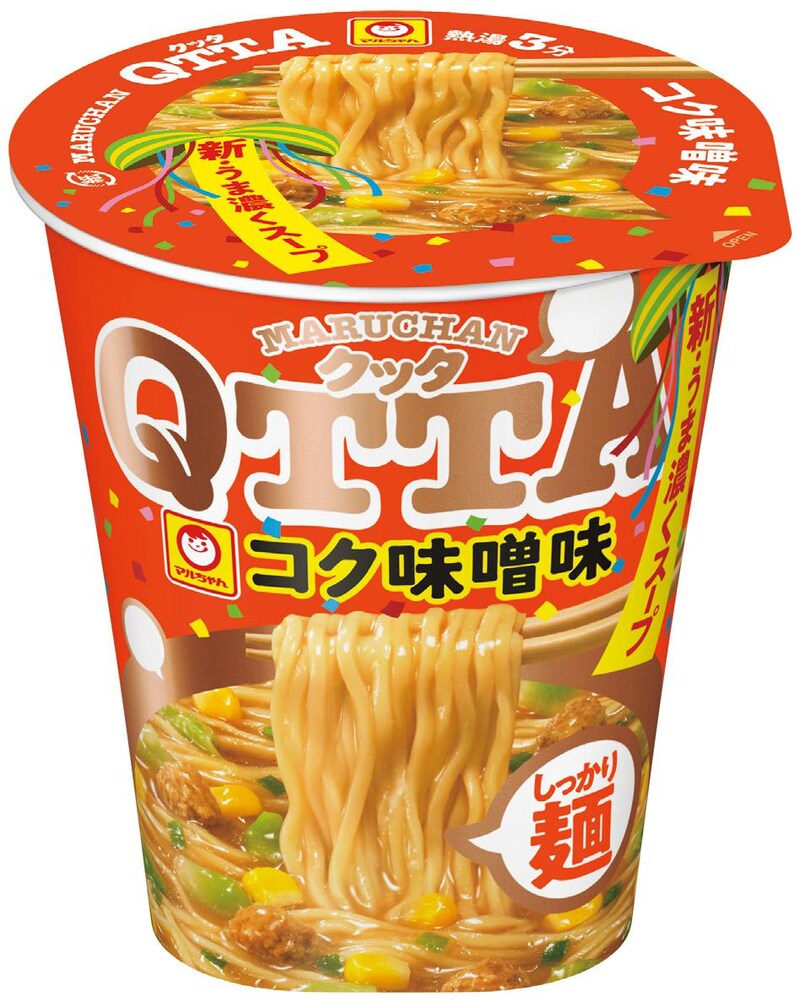 東洋水産「MARUCHAN QTTA コク味噌味」