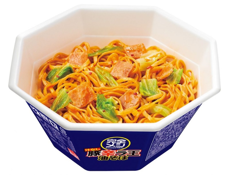 日清食品／完全メシ 豚辛ラ王 油そば