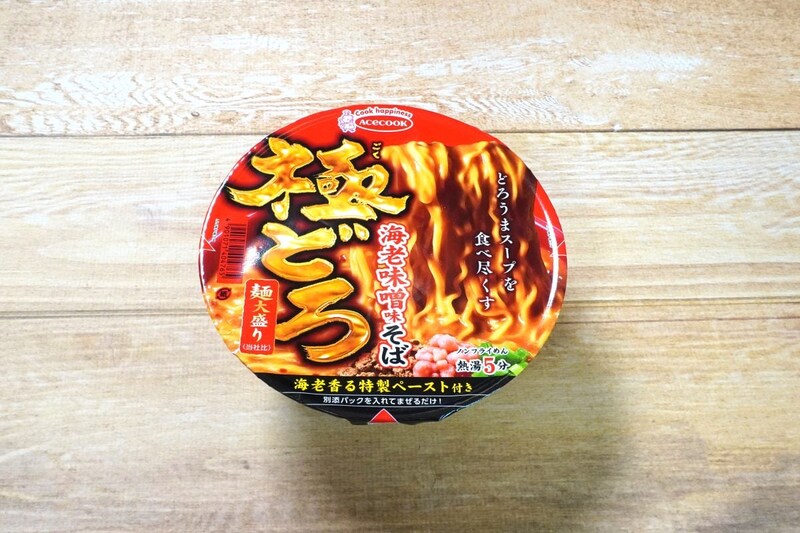 エースコック
極どろ 海老味噌味そば 麺大盛り