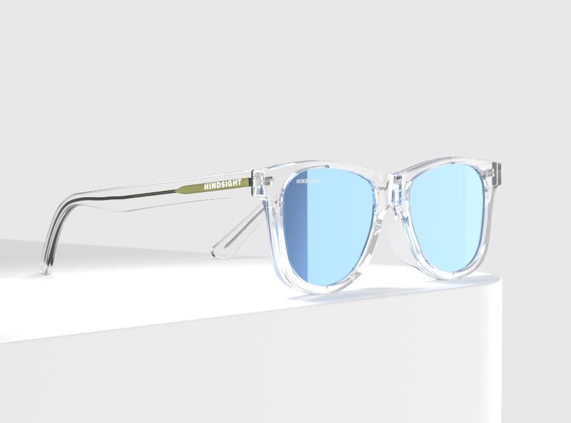 クリアフレーム＋ブルーレンズ（アルテミス）モデル