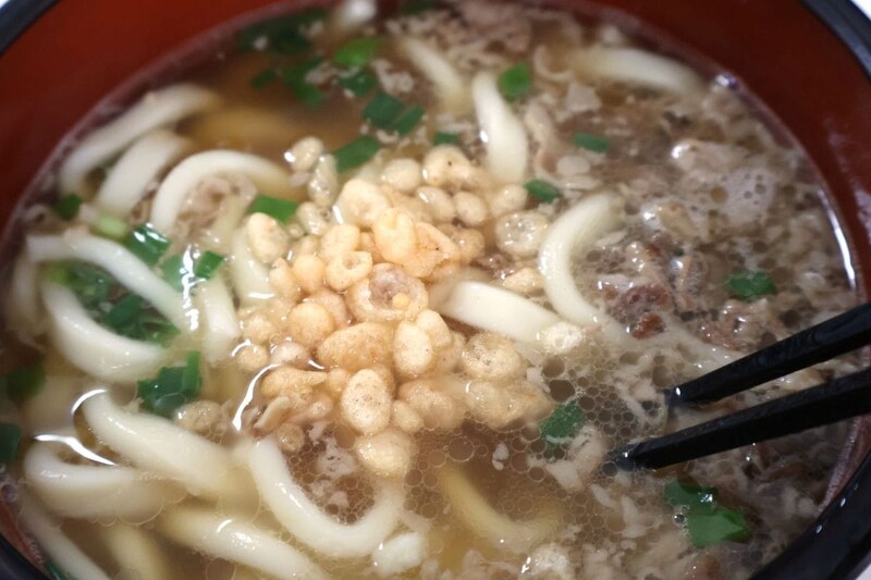 天かすの味もくわわってより濃厚に