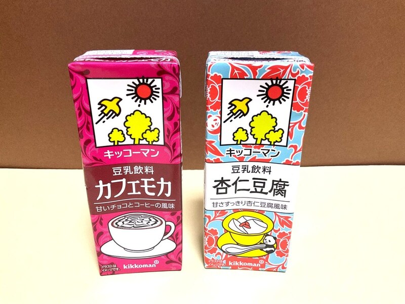 この秋の新作は“カフェモカ”と“杏仁豆腐”