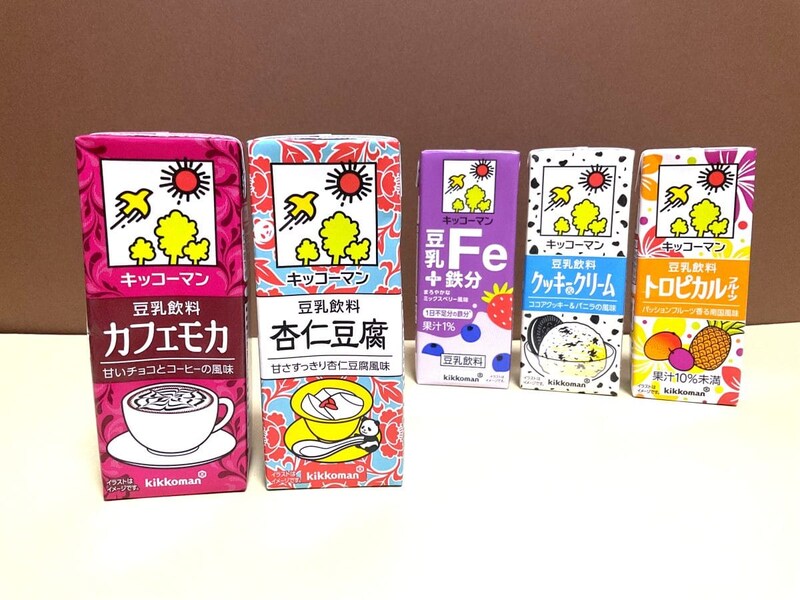 【正直レビュー】進化がすごい「キッコーマン豆乳」5種類を徹底比較！秋の新作カフェモカ＆杏仁豆腐は買い？
