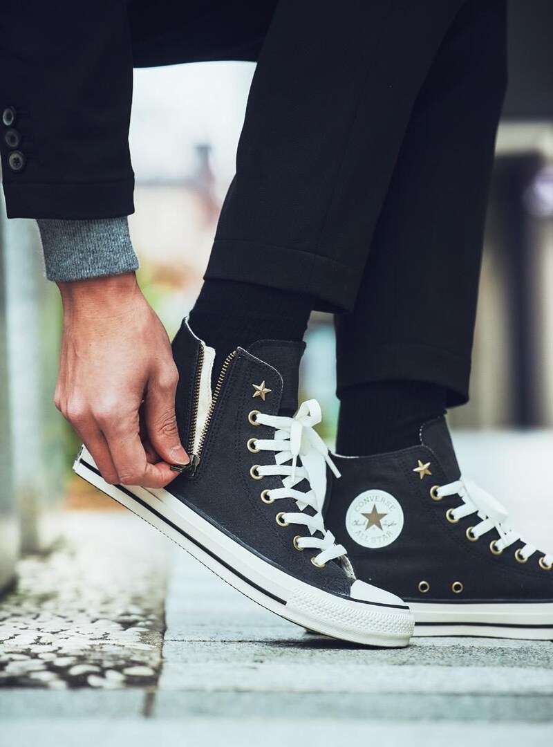 「コンバース/ALL STAR AG Z HI」サイドジップでストレスフリー