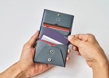 モリニ/Folded multi purpose wallet 小銭入れがカード収納に変身!