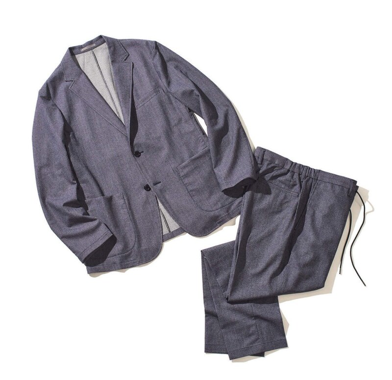 AOKI 【パジャマスーツ®】エアクール プリントメッシュジャケット 織柄/【パジャマスーツ®】裾上げ済 エアクール プリントメッシュパンツ 織柄