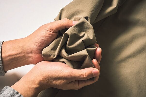 しわになっても元に戻りやすい