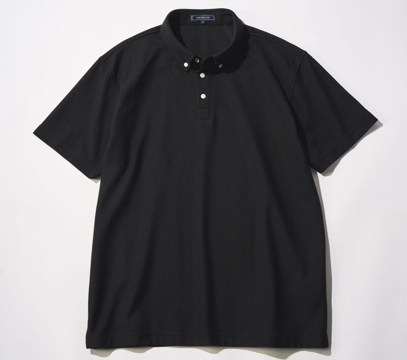 ビーミング by ビームス 吸水速乾 鹿の子 ボタンダウン ポロシャツ