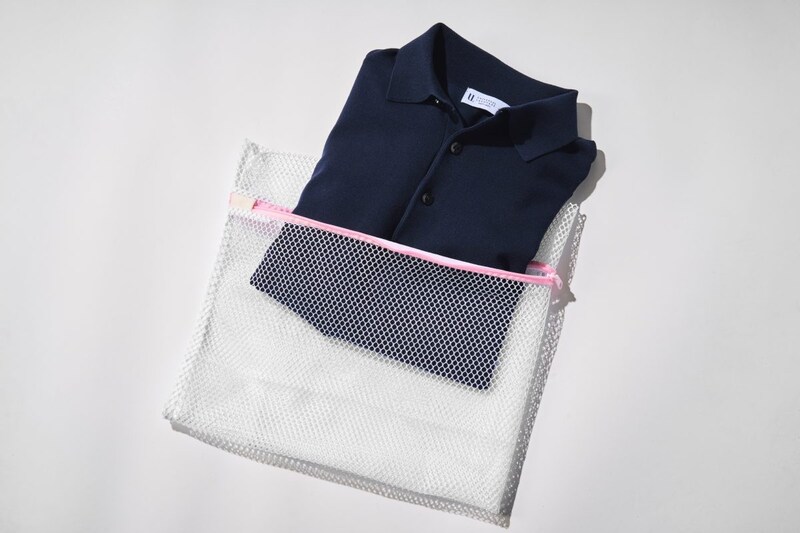 ニットながら自宅の洗濯機で洗えるイージーケア