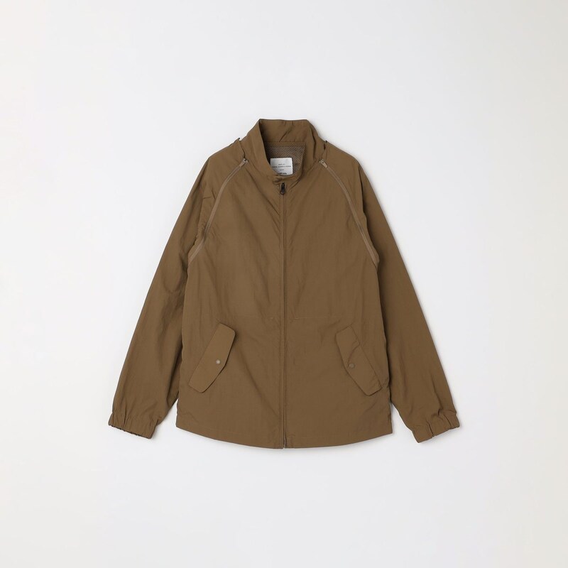 シップスエニー「〈ファン付き〉ワッシャーナイロン 2WAY スタンド ブルゾン」￥16,500