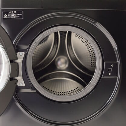 洗濯物の取り出しが楽ちんな水平ドラム