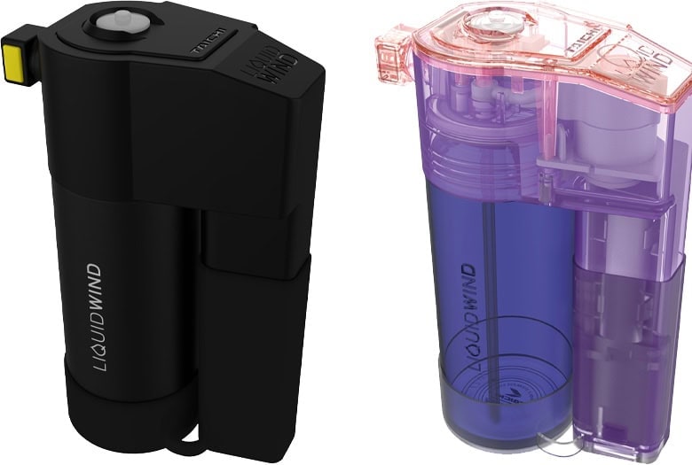 電動で送水をおこなう保冷ボトルキット