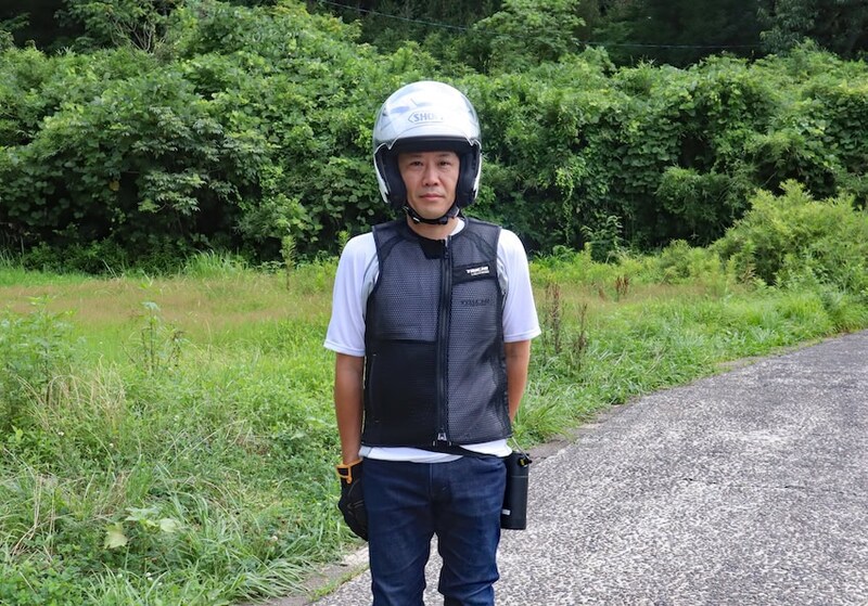 装着した感じ(フロント)