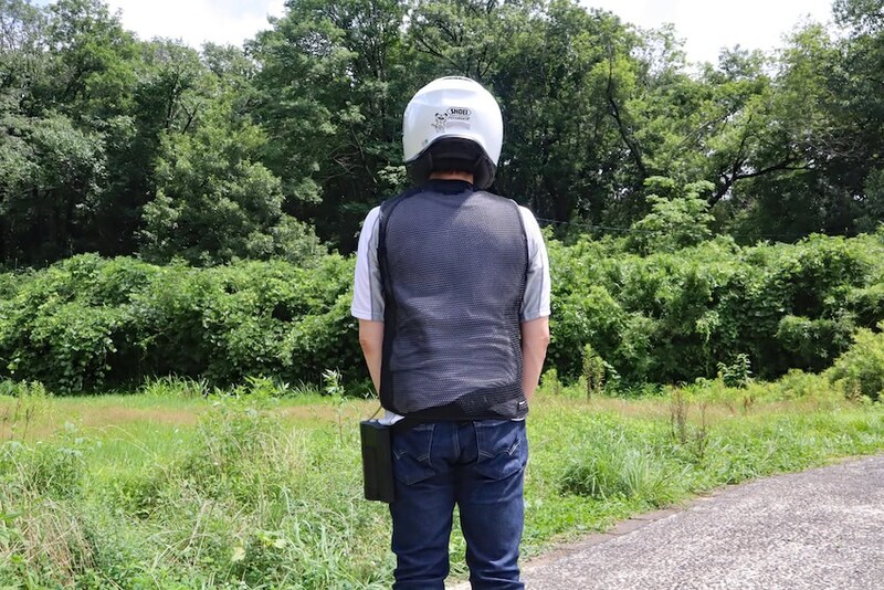 装着した感じ（バック）