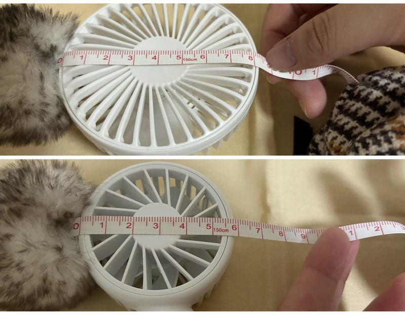 直径を測ってみると、キャンドゥ約8.5㎝、ダイソー約6㎝ほどだった