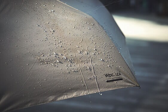 最高等級の特水性で、しまうときも楽