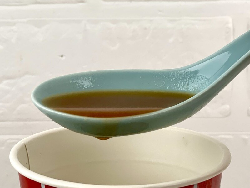 ナガトヤ　ミャクメン／割にしっかりした味噌テイスト。どちらかというと赤味噌がベースになっている雰囲気です