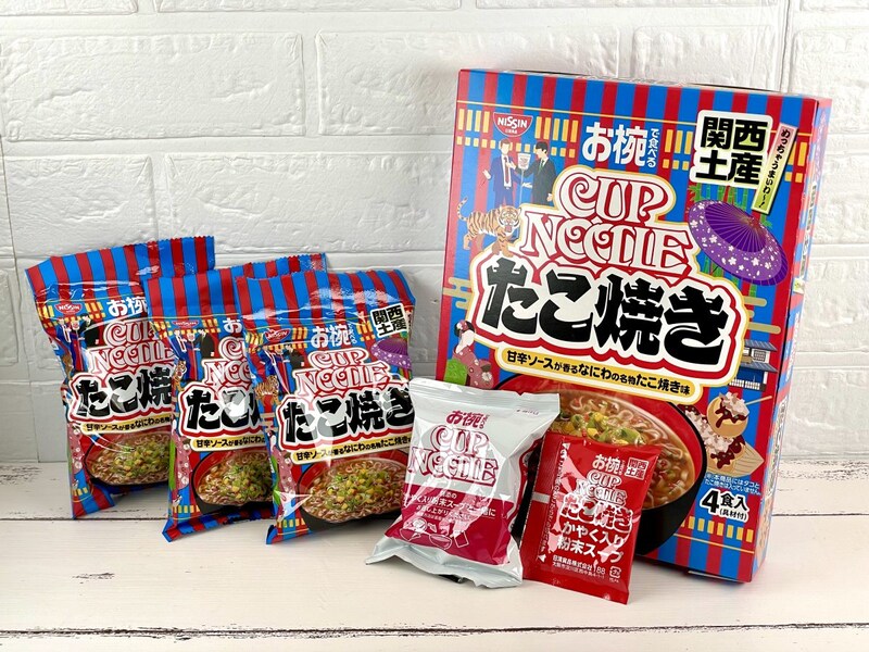 日清食品　お椀で食べるカップヌードルたこ焼き