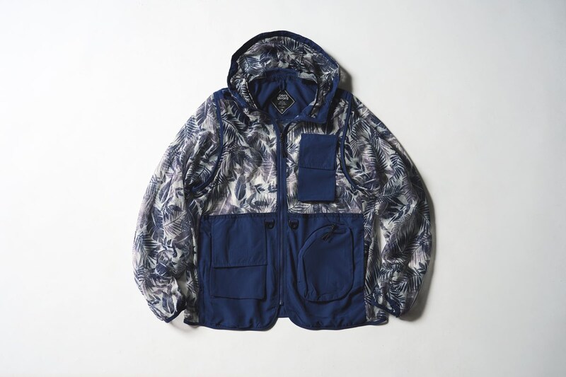 エアロガードメッシュ2WAYフーディー リーフネイビー ￥2,900