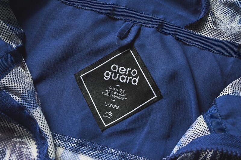 エアロガードという独自素材で作られており、虫が寄りつきにくいという特性を持たせている