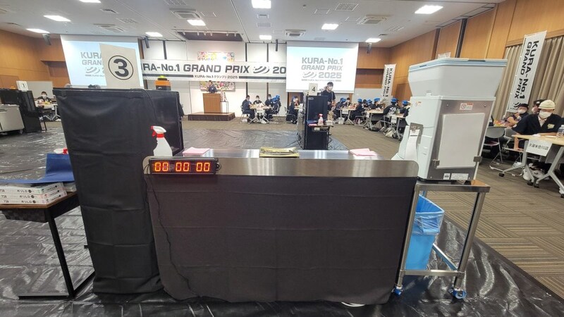 会場には調理場を模したスペースを4か所に設置