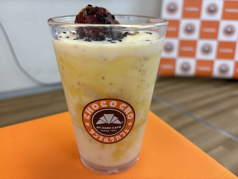 スムージーベースには、紅あずまを使用したさつまいもペーストと北海道バターを合わせているそう