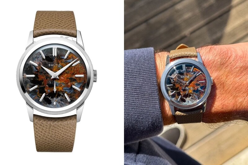 バルチック「プリズミックストーン（BL-Pri-StonePS-SCC）」￥302,500／手巻／36㎜径／パワーリザーブ約50時間／3気圧防水