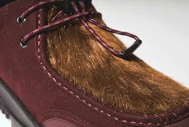 毛足の長いフェイクファー