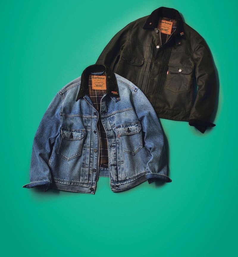 バブアー×リーバイス
右)Levi's® 2nd Wax ¥70,400
左)Levi's® 2nd Denim ¥49,500