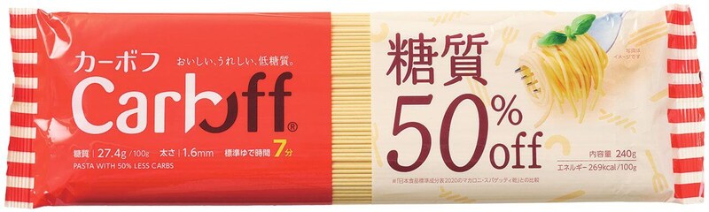 低糖質パスタ部門 大賞
はごろもフーズ
Carboff ロングパスタ
￥400（編集部調べ）