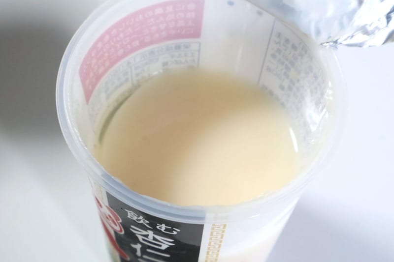 飲む杏仁豆腐
