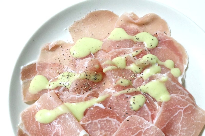 生ハムにかけるだけでおつまみに