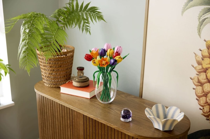 「レゴ®︎ボタニカル」シリーズのチューリップのブーケ