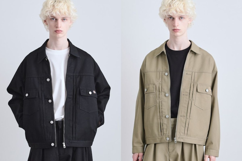 ディッキーズ「別注ワークジャケット」各¥27,500/2色展開