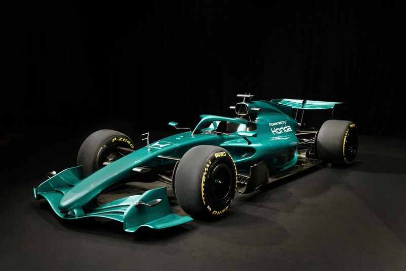 【世界初公開】ホンダF1復帰！ アストンマーティンとの新車がお披露目。電動出力3倍の怪物PUと、決意の「Hマーク」…5年ぶりの再挑戦がいよいよ始動