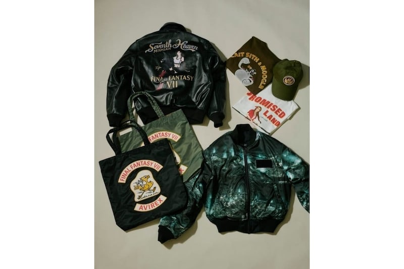 アヴィレックスが長年培ってきたミリタリーヘリテージと「FINAL FANTASY VII REMAKE」が描く重厚で象徴的な世界観を交差させたスペシャルコレクション