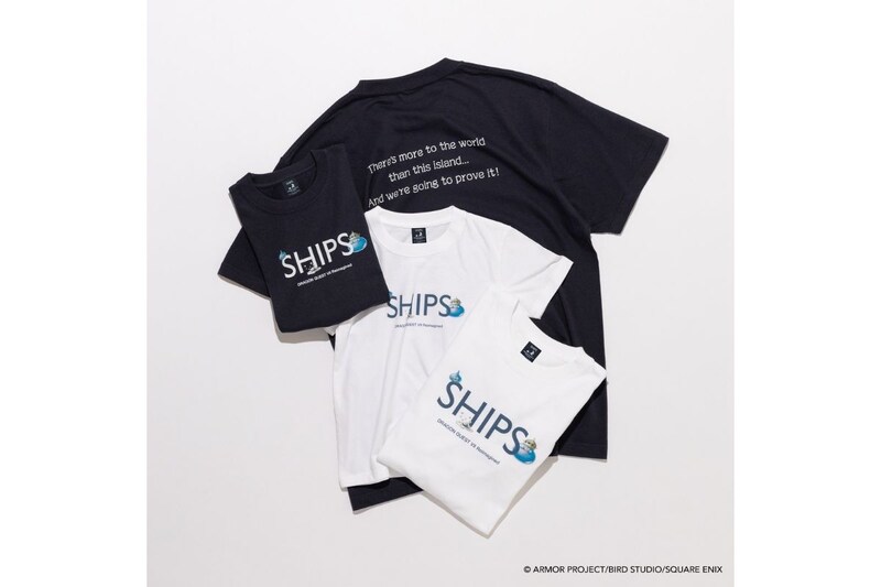 『ドラゴンクエスト Ⅶ Reimagined』×シップス「ロゴTシャツ」各¥6,600 、KIDSは各¥5,500