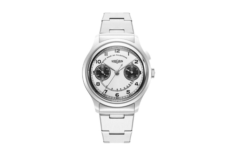 ヴァルカン「モノプッシャー ヘリテージ パンダ」￥594,000／手巻／39.2㎜径／パワーリザーブは約63時間／5気圧防水