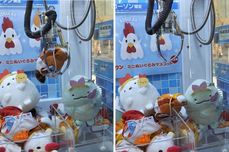 何度か持ち上がる→落下を経験