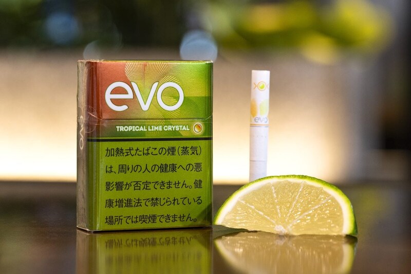 JT Ploom AURA(プルーム・オーラ)EVO(エボ)4つの新フレーバー「エボ・トロピカル・ライム・クリスタル」