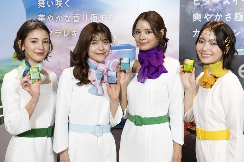 JT Ploom AURA（プルーム・オーラ）EVO（エボ）4つの新フレーバー「エボ・グリーン・ミント」、「エボ・カカオ・ミント・クリスタル」、「エボ・トロピカル・ライム・クリスタル」、「エボ・サクラ・レギュラー」「Ploom専用たばこスティック「EVO」新フレーバー投票キャンペーン体験会」