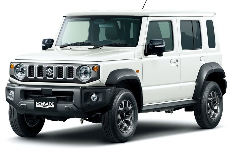 「ジムニー ノマド」は、高い悪路走破性を持つコンパクトな本格派オフロード4WDとして人気の「ジムニー」の5ドアモデル