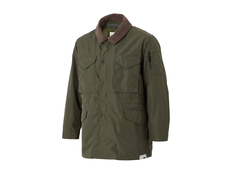 ブレスサーモ ライナー付き防寒ブルゾン カーキ オープン価格（ミズノ公式オンライン価格￥49,500）